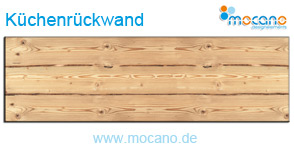 Spritzschutz Küche Holzstruktur