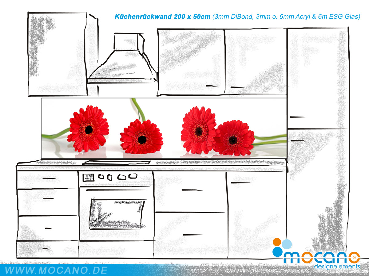 Küchenrückwand von mocano ® designelements