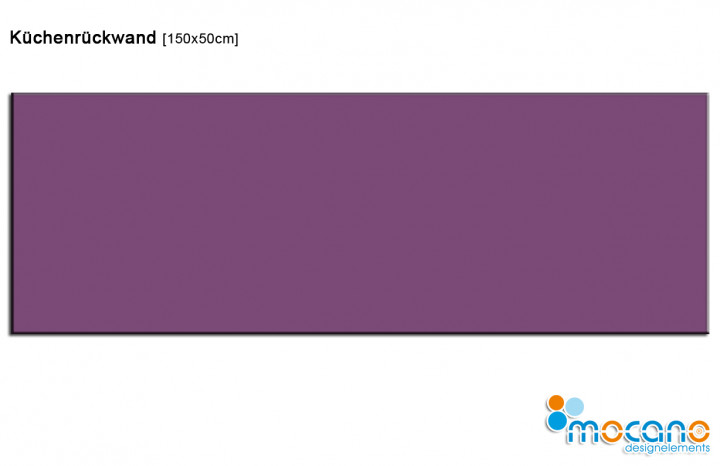 Lavendel - Küchenrückwand [150x50cm] | 150x50cm | Einfarbig UNI