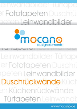 Katalog mocano Duschrückwände